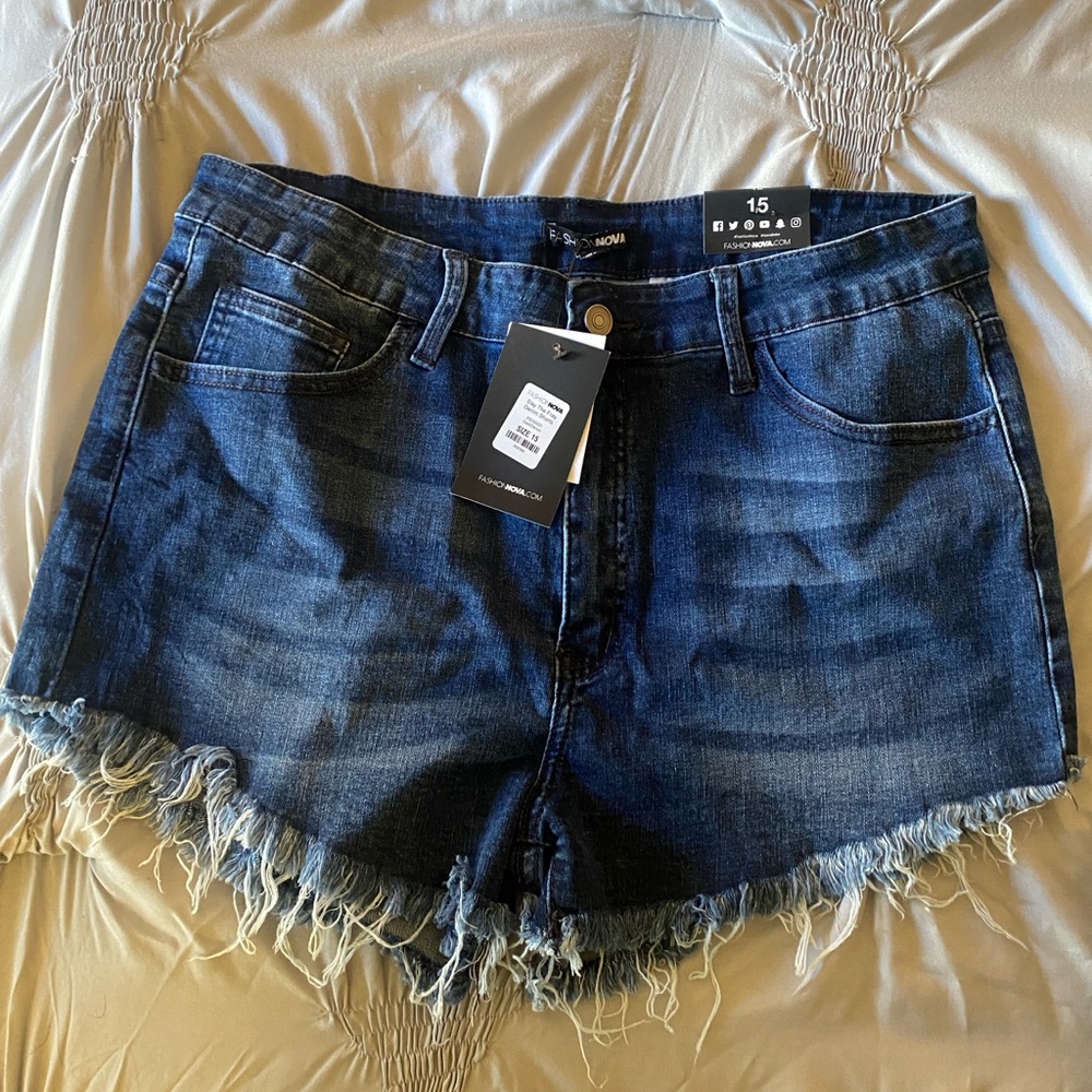 Fashion Nova “Slay The Fray” Shorts